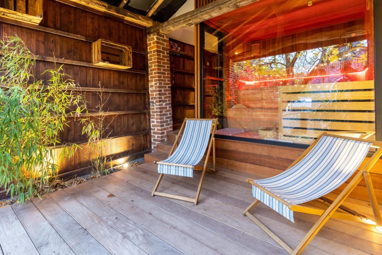 Villa Tynil Saint Jean: Renovated Old Barn + Nordic Bath Aubel Exterior foto